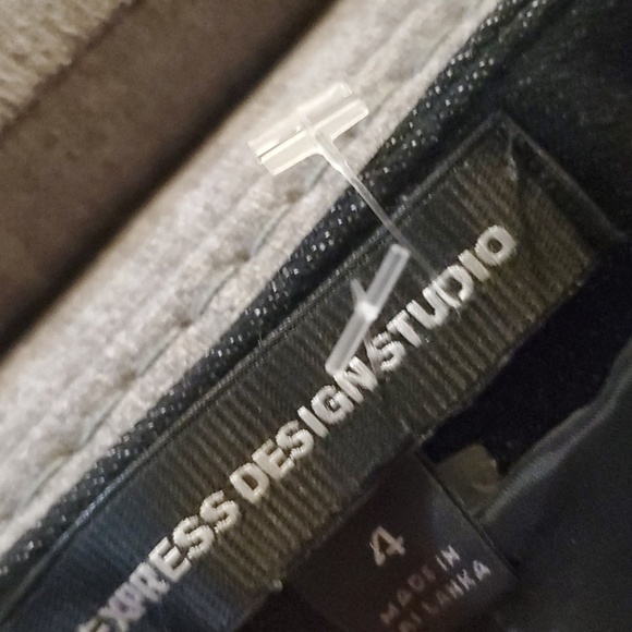 Express Design Studio skirt womens size 4 black lined - Picture 8 of 11